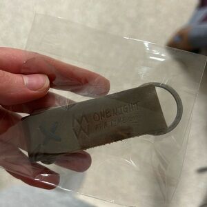 Morgan Wallen Brown Leather Keychain